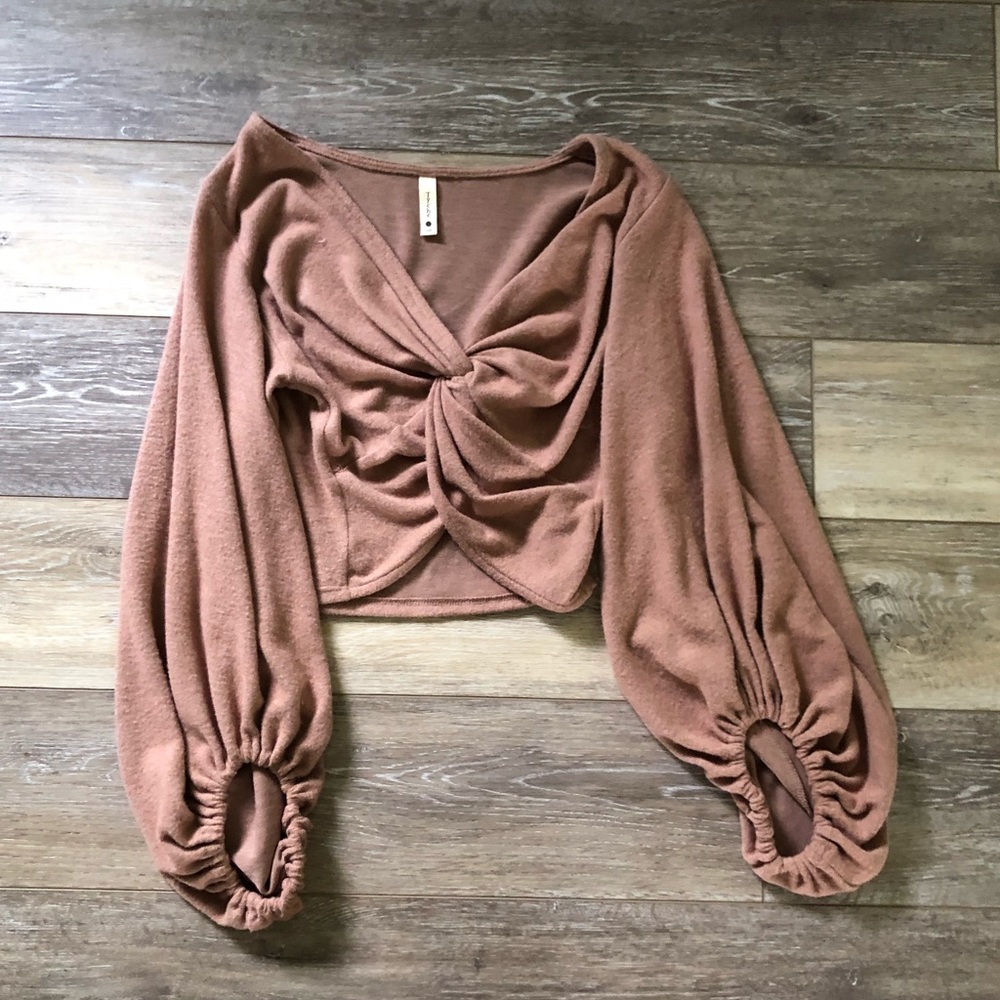Blush Flare Top